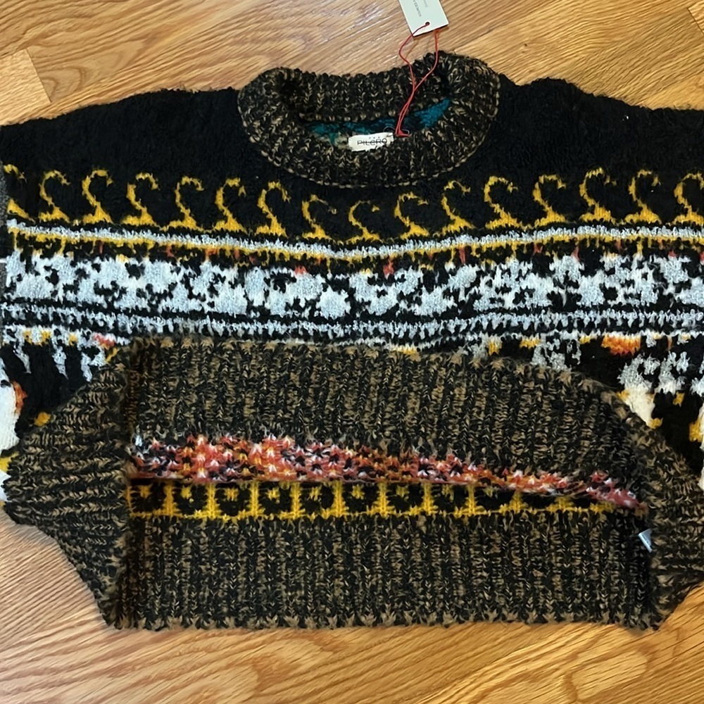 Anthropologie x Pilcro Relaxed Crew-Neck Sweater Size XS NWT - Picture 10 of 15